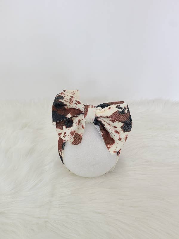 Cowhide Waffle Headband