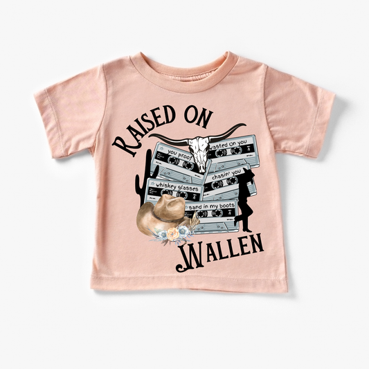 Raised On Wallen Graphic (Peach or Mauve Tee)